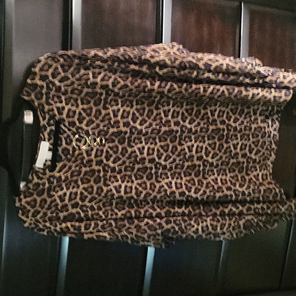 Michael Kors Leopard Print Sheer kimono top